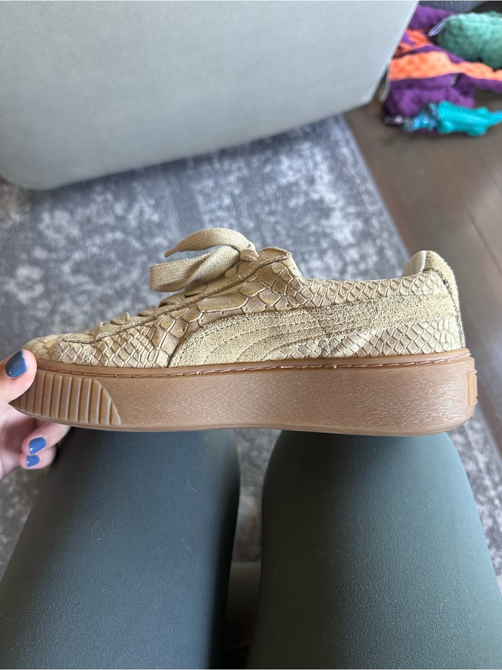 PUMA Women Platform Exotic (Brown/Vachetta)